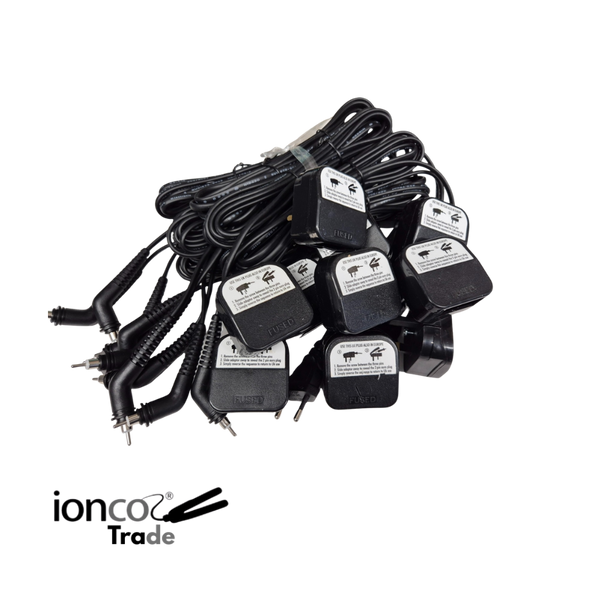 Mk5 Cable for Ghd by ionco® with a UK adaptor plug bulk trade pack sizes 10-100
